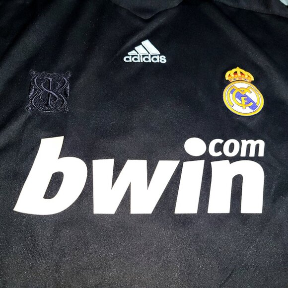 Ramos Real Madrid 2009 2010 Away Soccer Jersey Shirt L SKU# E84339 - Picture 4 of 8